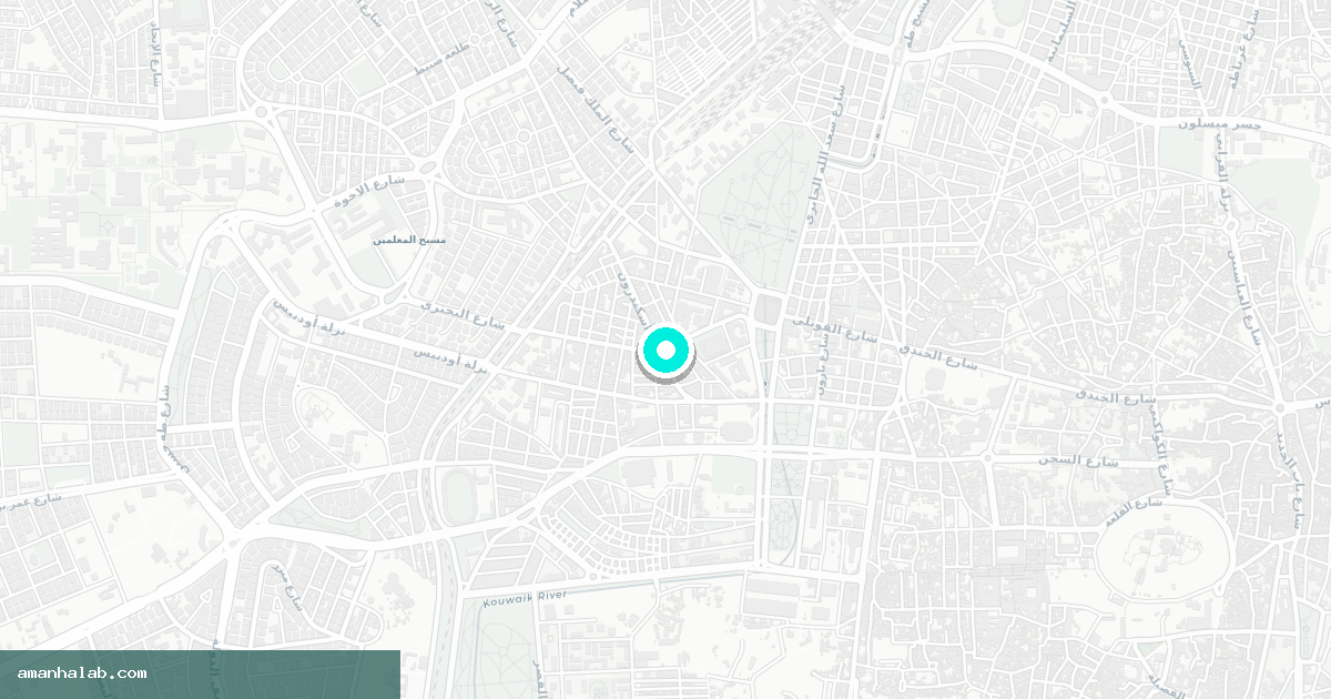 حريق في الجميلية مقابل نادي الضباط